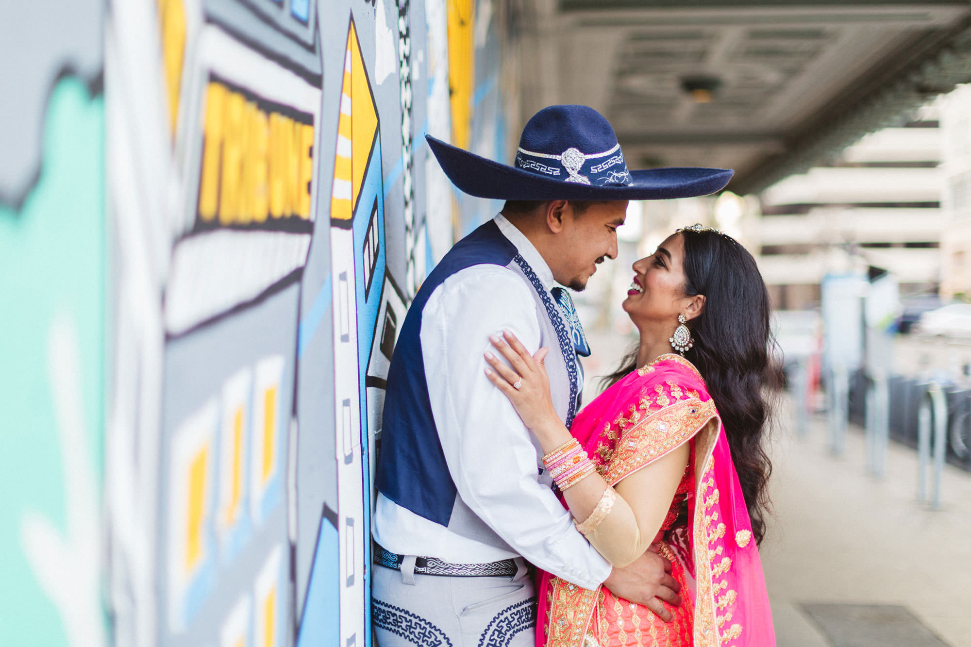 downtown oakland cross cultural engagement photography