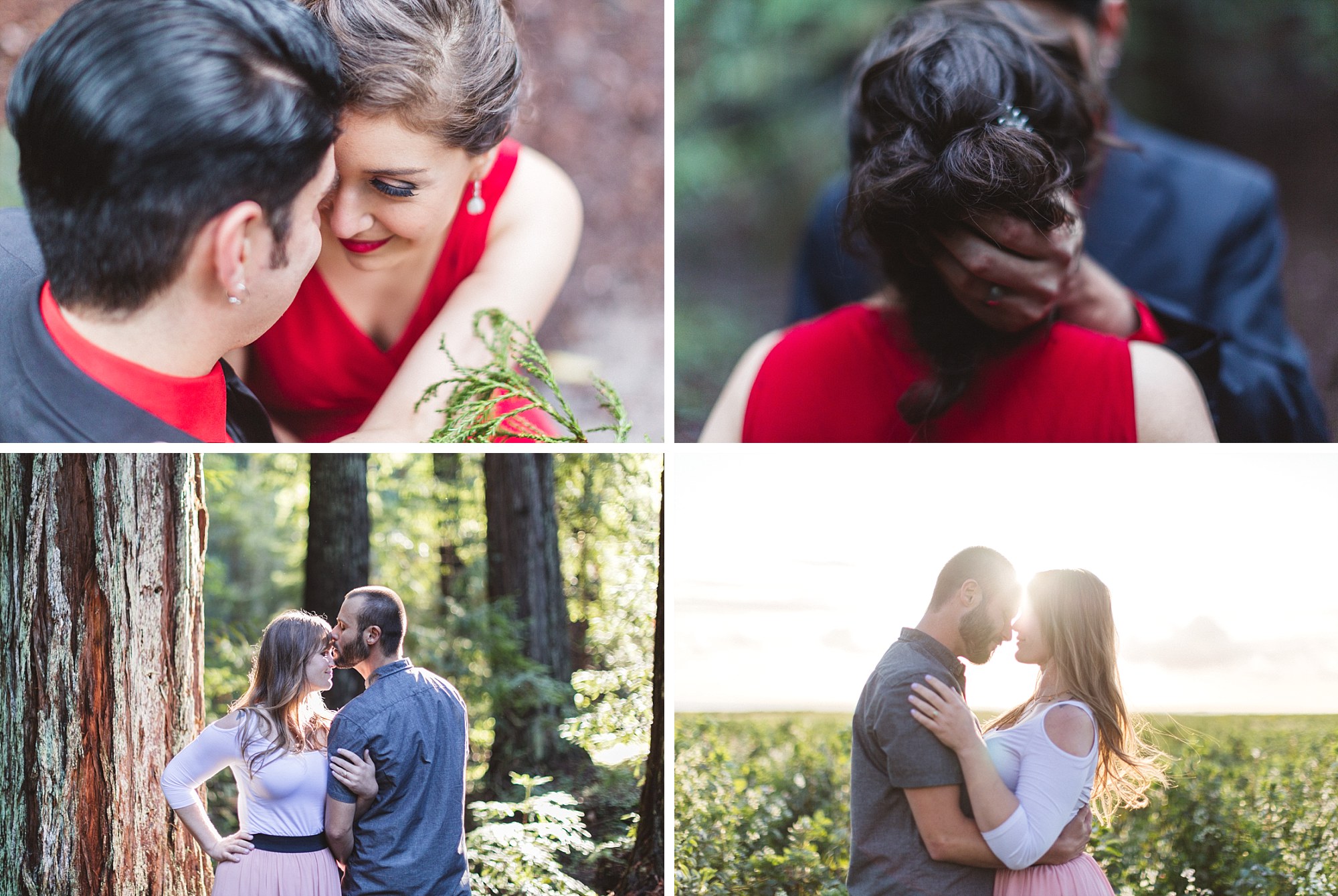 Hair and make up before engagement shoot