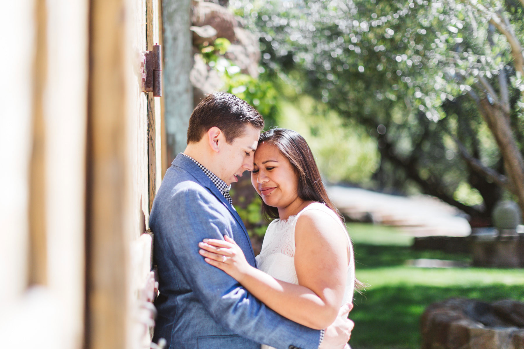 napa winery engagement photography