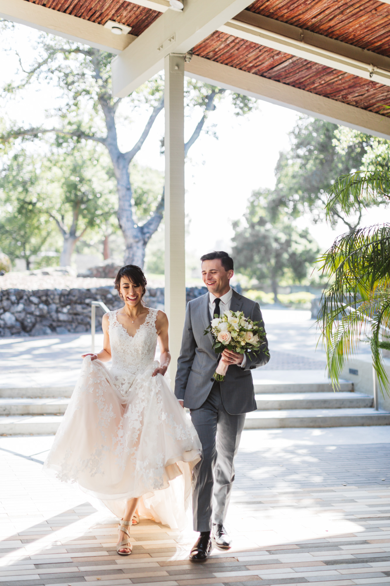 photography of couple getting married in menlo park