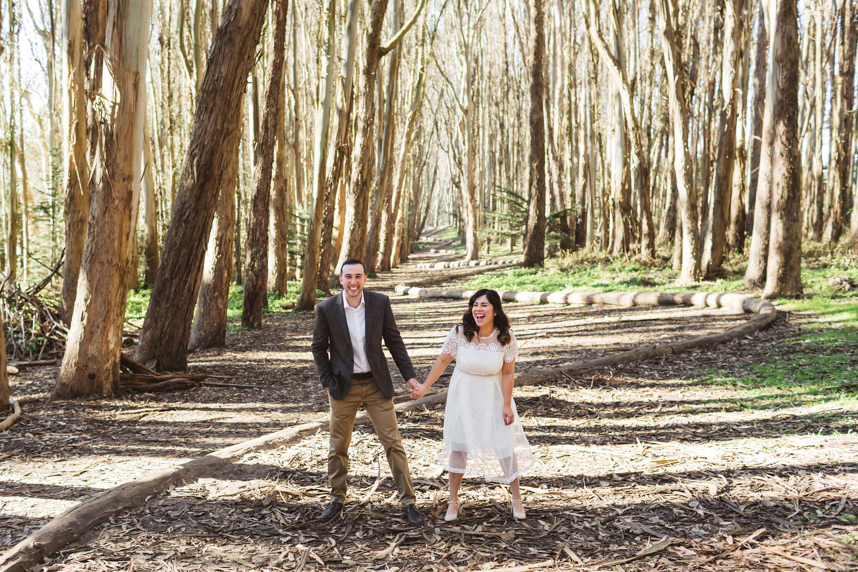 guide to getting your engagement or wedding photos done at lovers' lane, a presidio gem