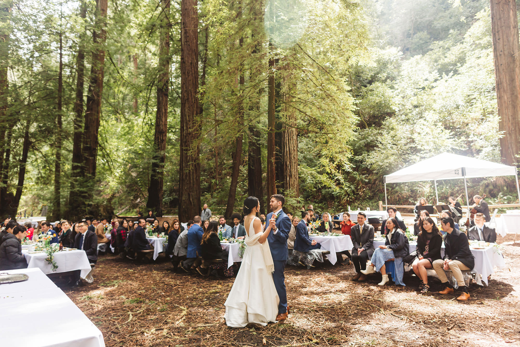 Samuel P Taylor State Park wedding photo by Zoe Larkin