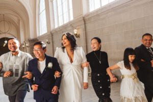 San Francisco City Hall LGBTQ+ wedding photographer capturing portraits after the ceremony